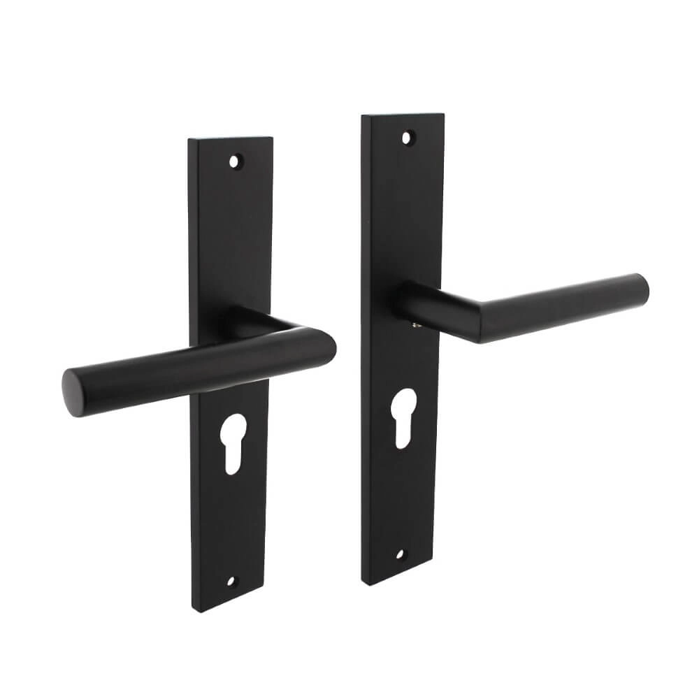 Deurklink Bastian PC 55mm zwart