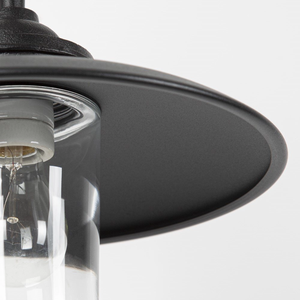 Mat zwarte muurlamp Rhone KS Verlichting 8714732759007