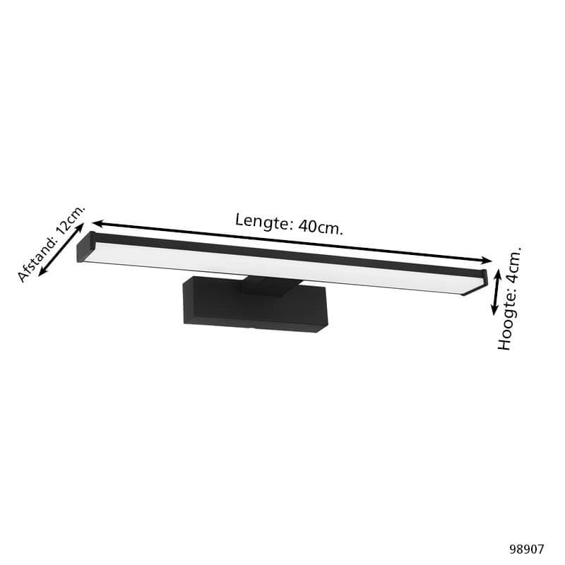 Spiegellamp Pandella 1 badkamer - IP44 - 40cm Eglo 9002759989071