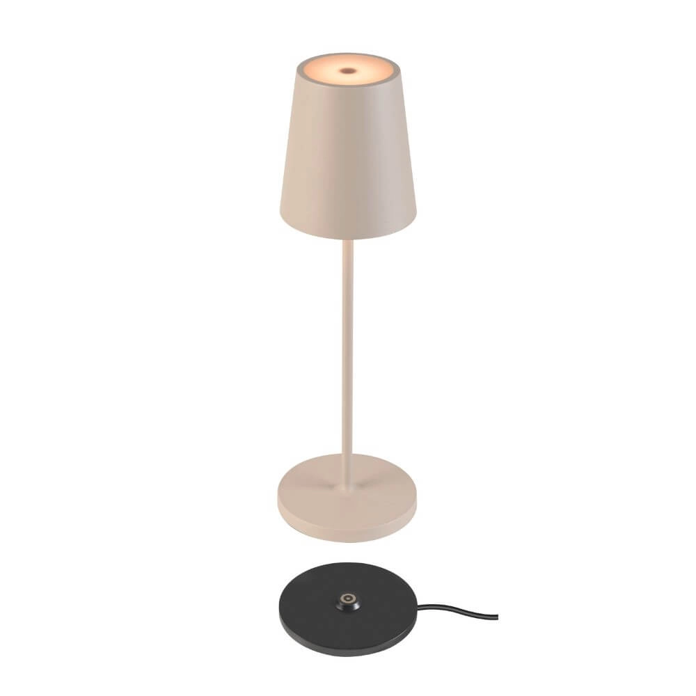 Buiten tafellamp Vinolina Two beige - oplaadbaar SLV 4024163288286