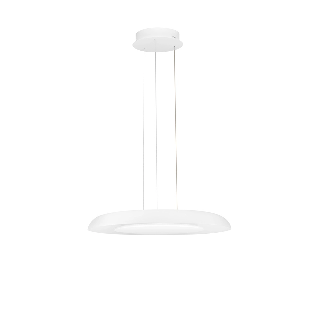 Moderne hanglamp Epos Ø 60cm wit Lyora 5212017463241
