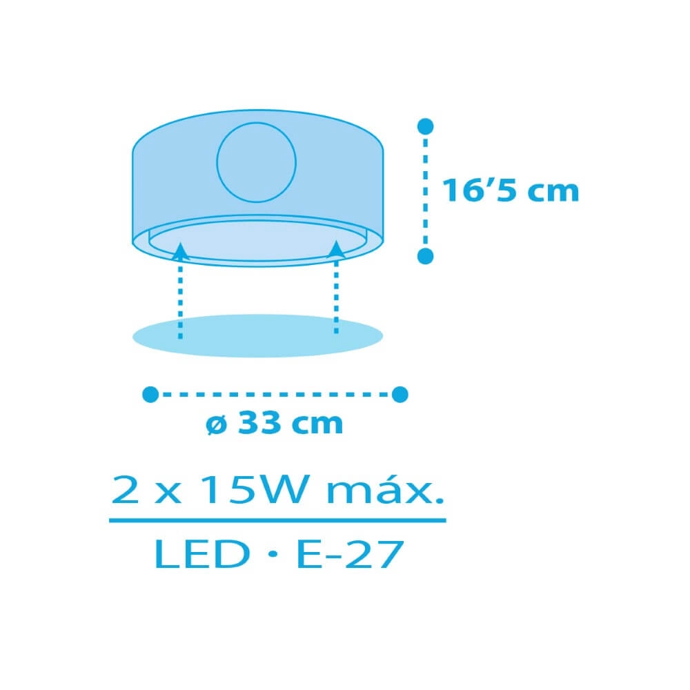 Kinderkamer plafondlamp Pirate Island Dalber 8420406606569