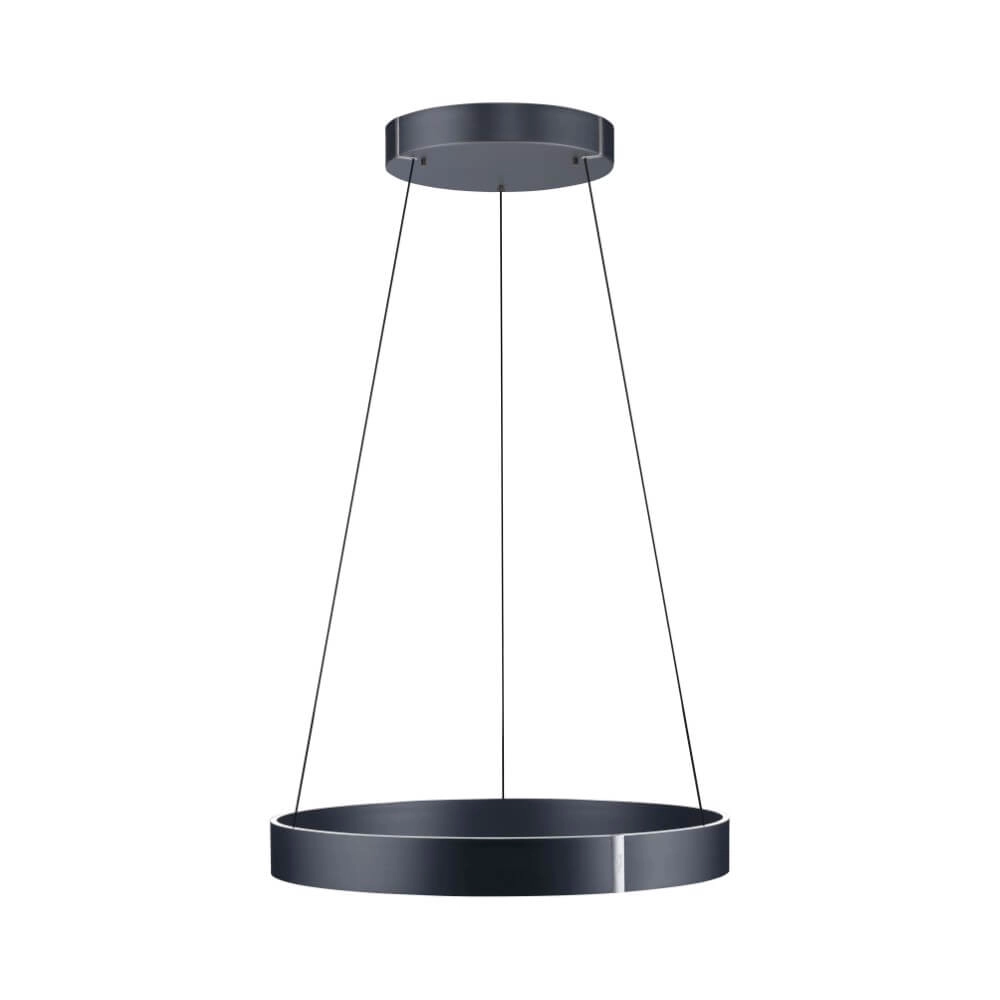 Ronde hanglamp Pure E-Clipse grijs Ø 70cm Paul Neuhaus 4012248372340