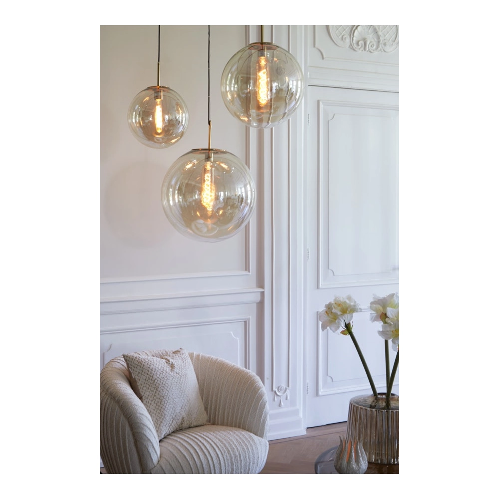 Hanglamp Medina Ø 30cm goud Light & Living 8717807640613
