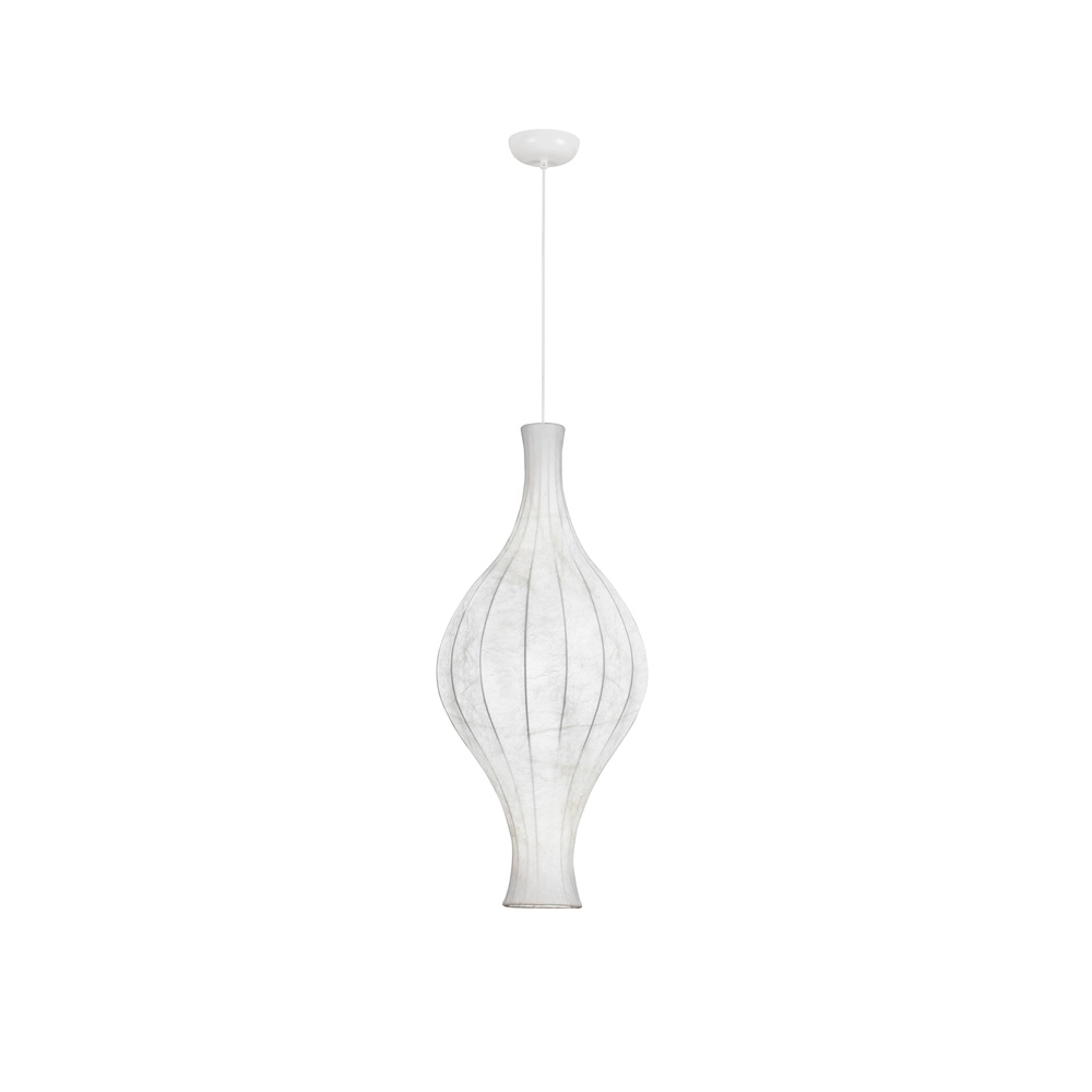 Witte hanglamp Seda Ø 38cm Lyora 5212017477873