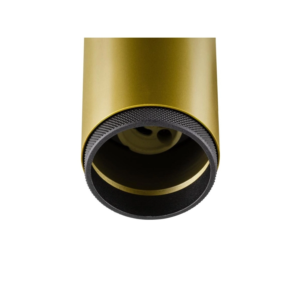 Opbouwspot Grip! L goud met zwarte ring SLV 4024163304412
