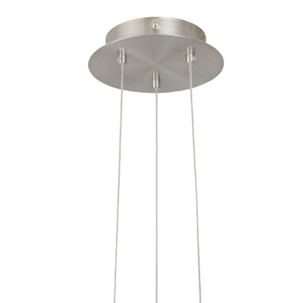 Design Hanglamp Optica 35cm nikkel met wit Eglo 9002759868147