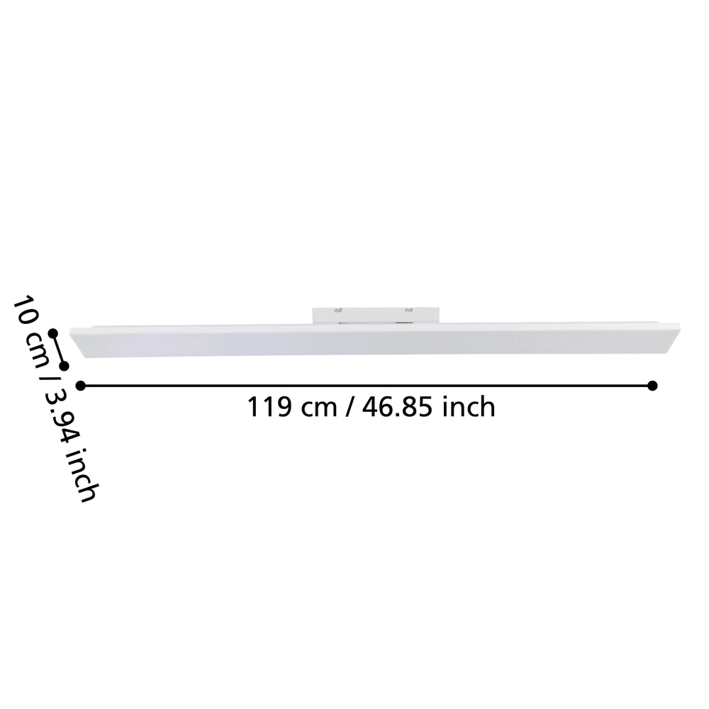 Plafondlamp Turcona-B wit Eglo 9008606262007