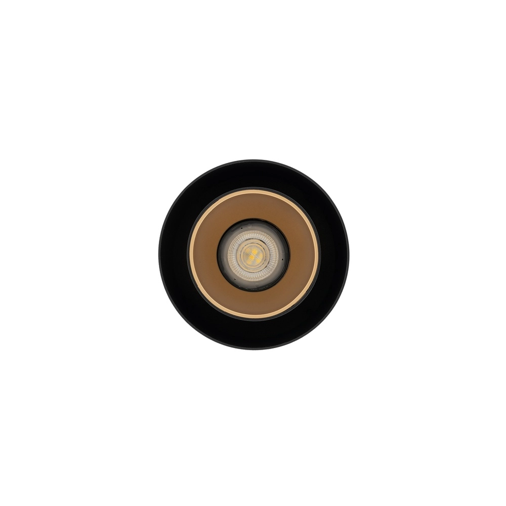 Moderne hanglamp Point Duo zwart met goud Ø 13cm Lyora 5903139115117