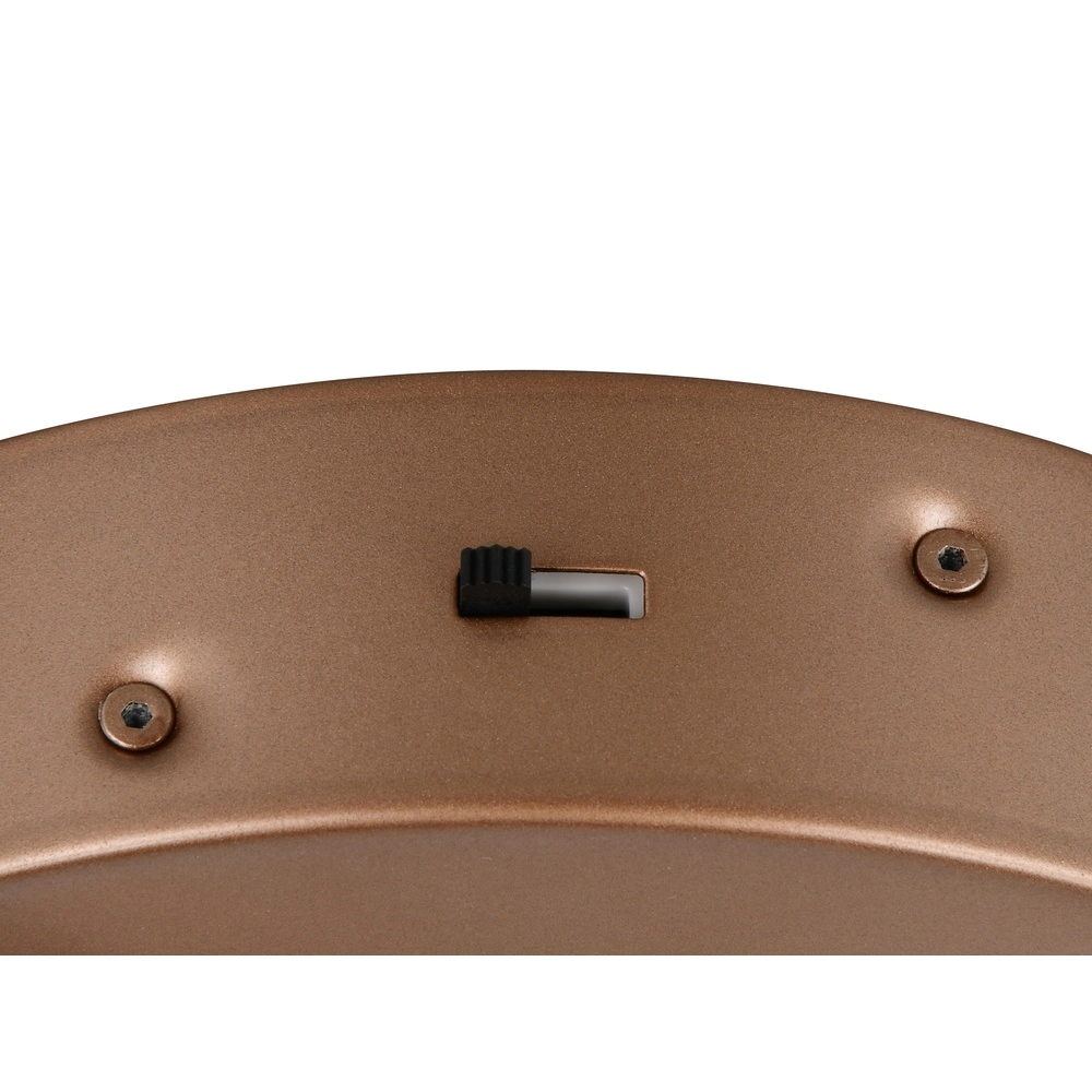 Ronde plafondlamp Amador mokka bruin Trio 4017807664140