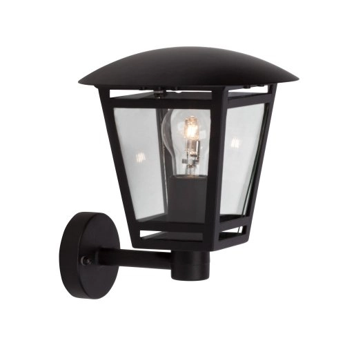 Zwarte wandlamp Riley Up 24cm Zwarte wandlamp Riley Up 24cm