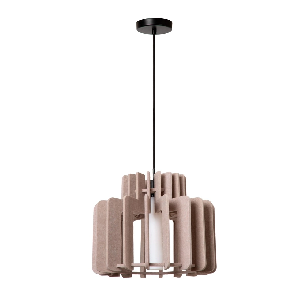 Design hanglamp Rollo 40cm zand bruin