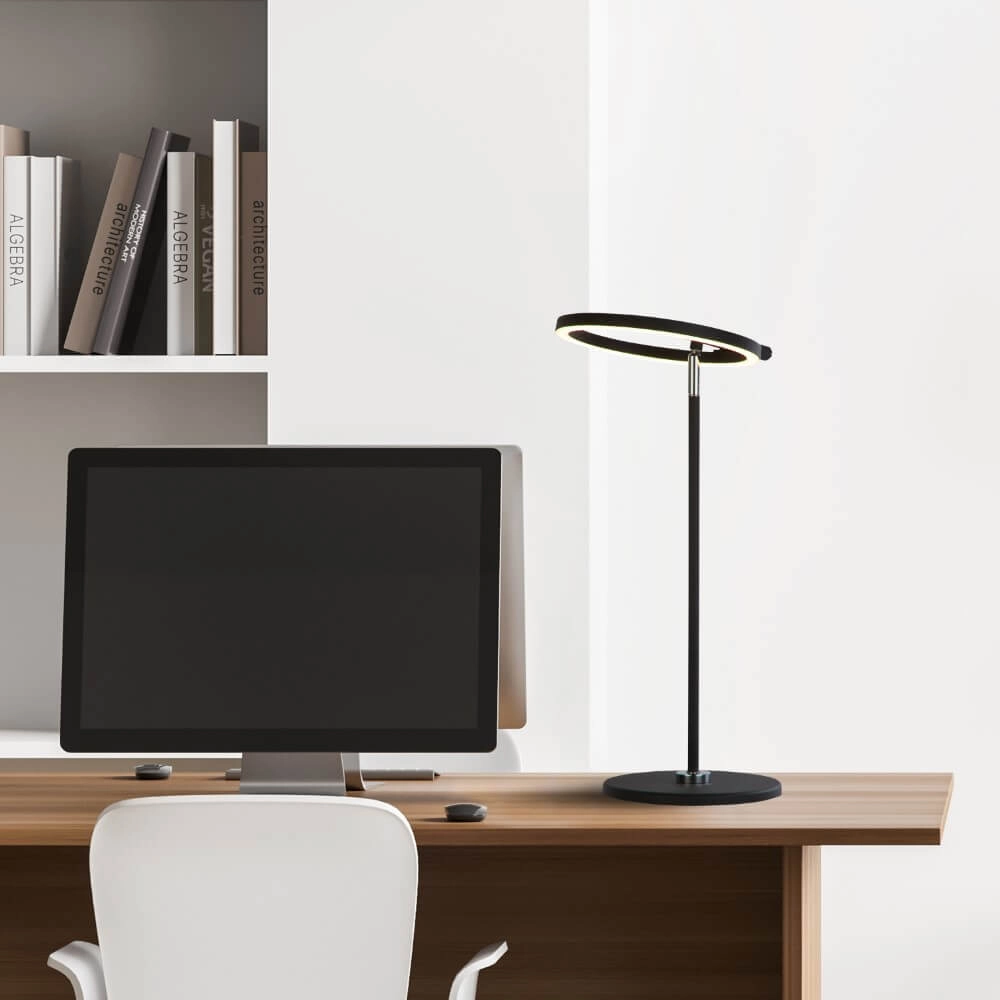 Moderne tafellamp Space zwart Searchlight 5053423274478