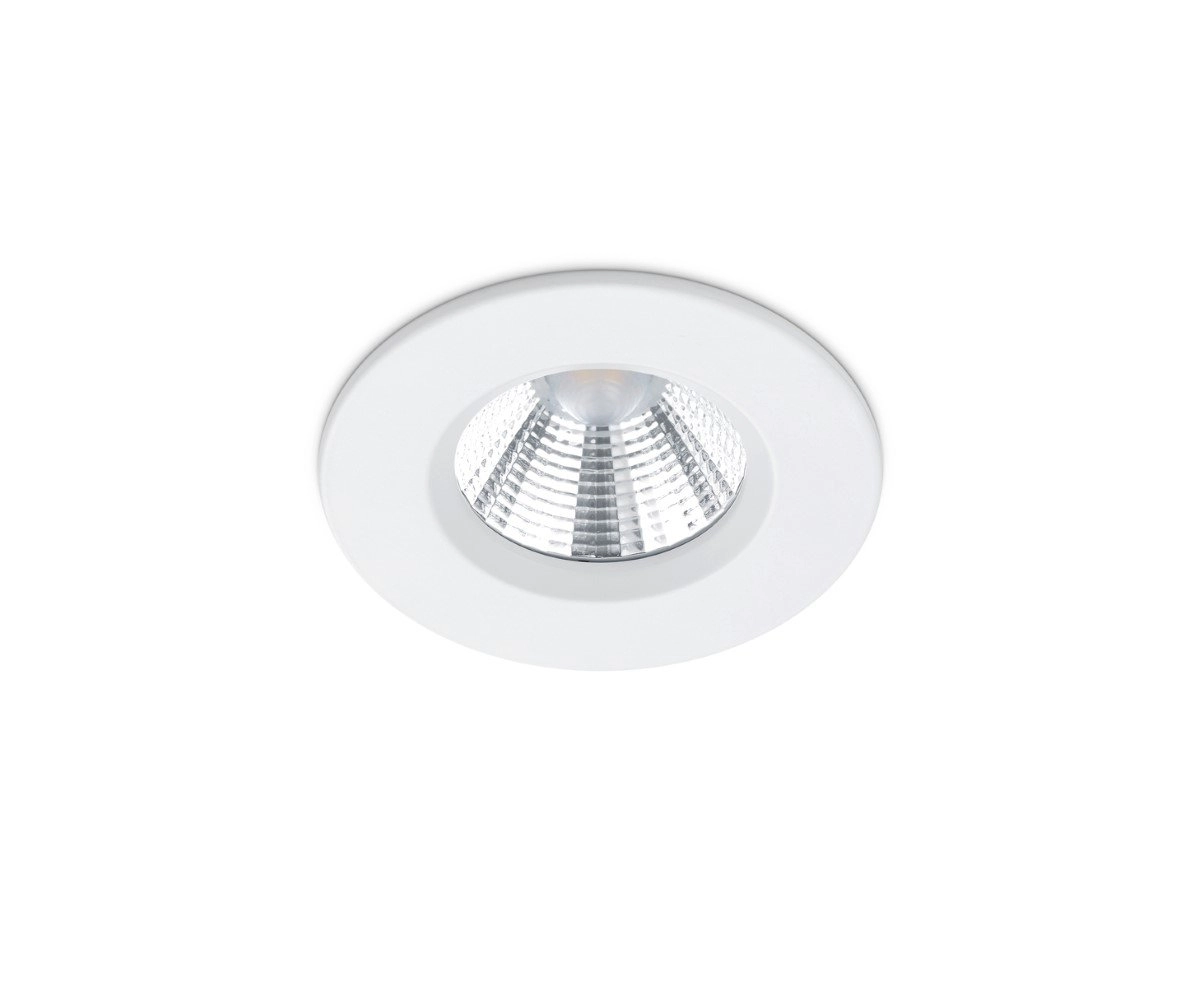 Badkamer inbouwspot Zagros met led rond wit