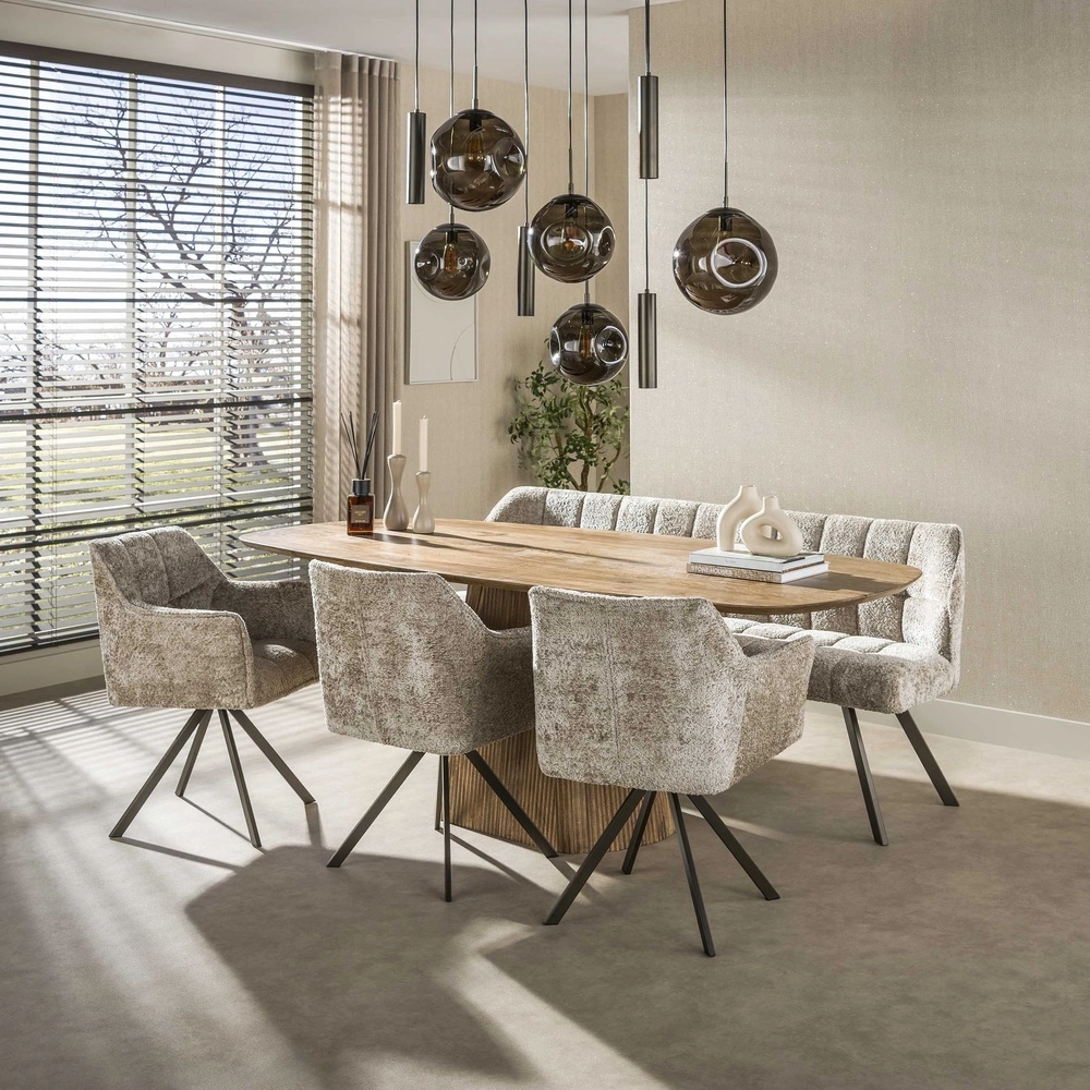 Eettafel hanglamp Stellar 5x E27 + 4x GU10 Lyora 8716803511712