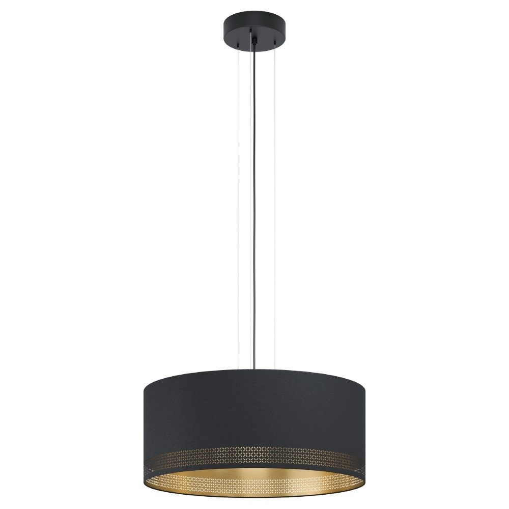 Zwarte hanglamp Esteperra Ø 53cm Zwarte hanglamp Esteperra Ø 53cm