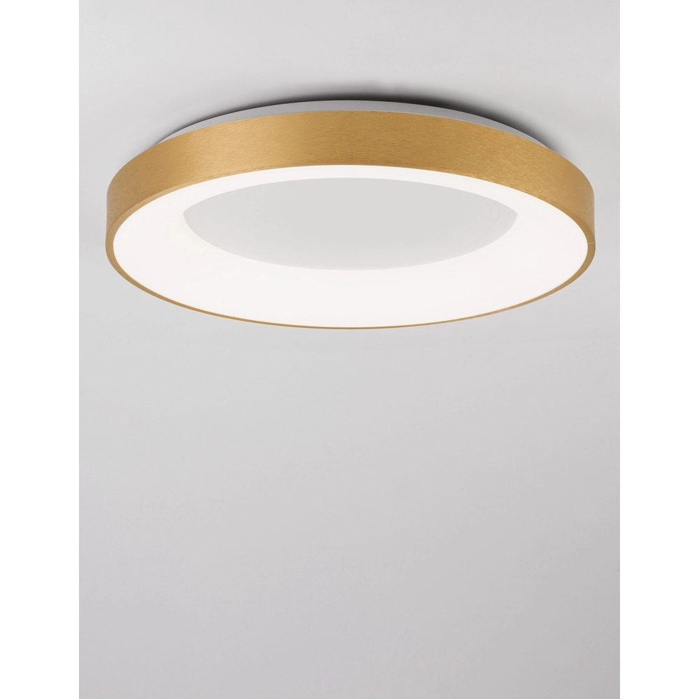 Plafondlamp Rando Thin goud Ø 60cm Lyora 5212017420114