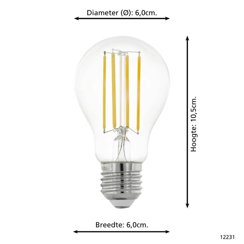Led lampenbol Zigbee - E27 - 6 watt - 4000K - A60 Eglo 9002759122317