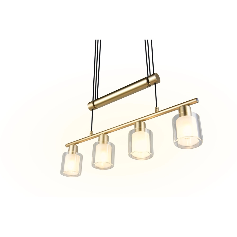 Hanglamp Neralo 4-lichts goud Trio 4017807702934