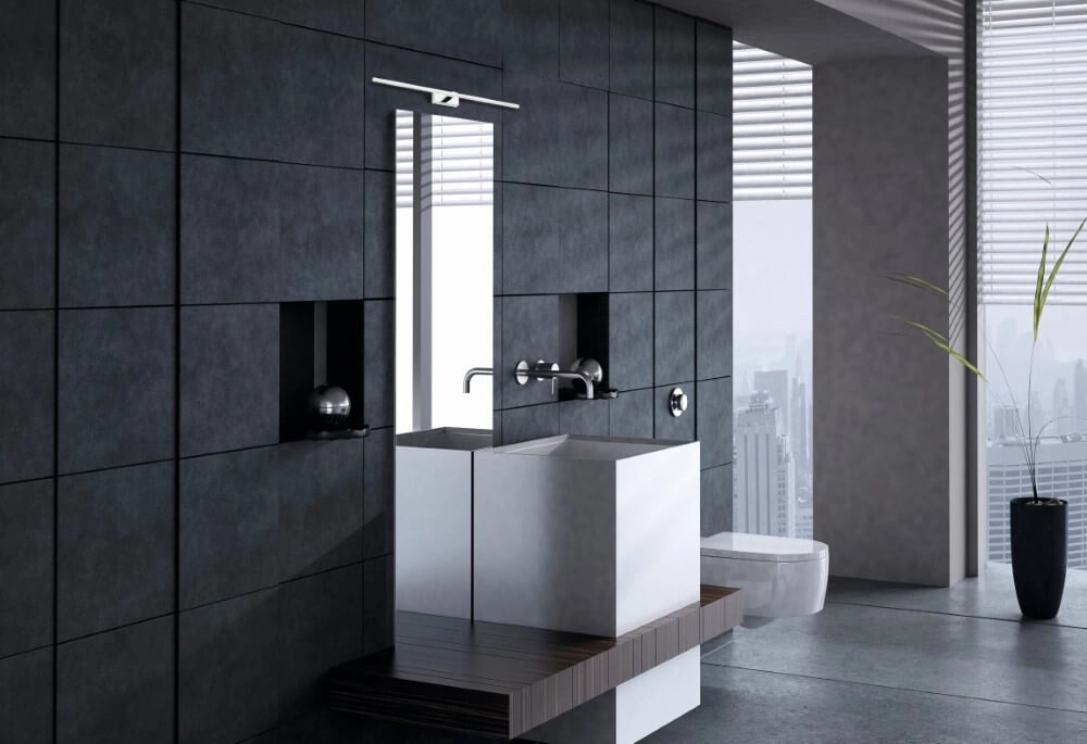 Spiegellamp met led Van Gogh 89,5cm chroom Lyora 5903139102872