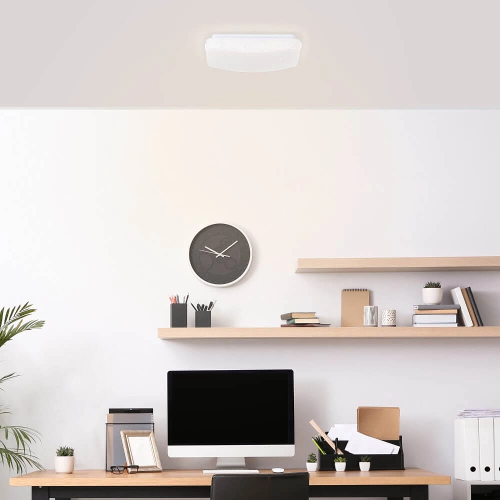 Plafondlamp Farica Starry 22cm - 3000K met sterrenfunctie Brilliant 4004353410420