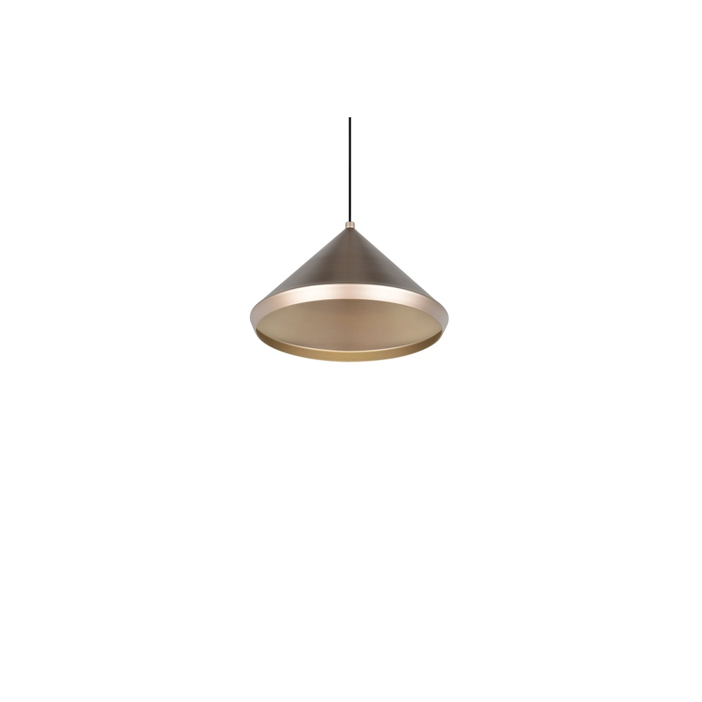 Moderne hanglamp Laguna Ø 18cm koffie bruin Trio 4017807671070