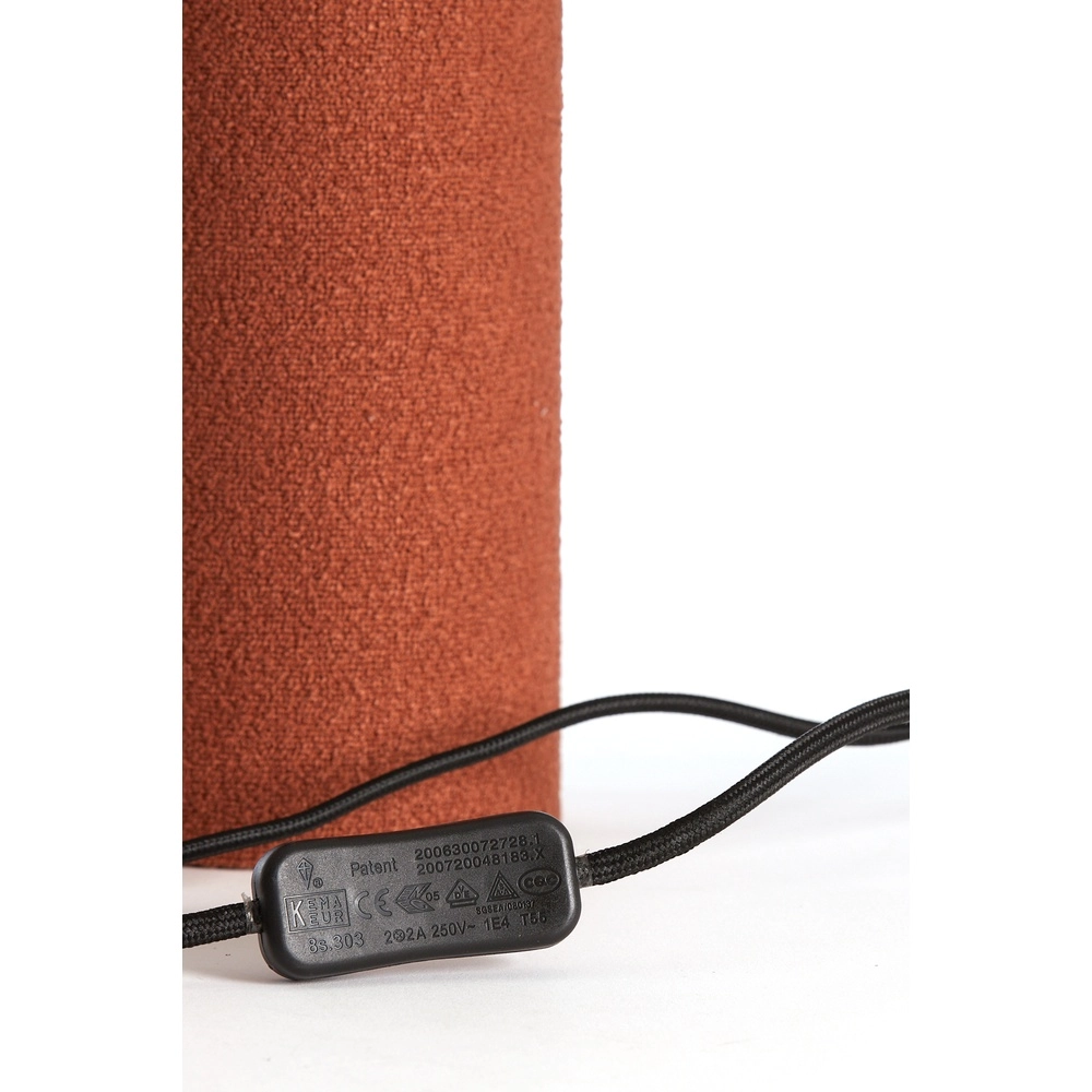 Schemerlamp Musaby organische vorm - terracotta Light & Living 8717807784263