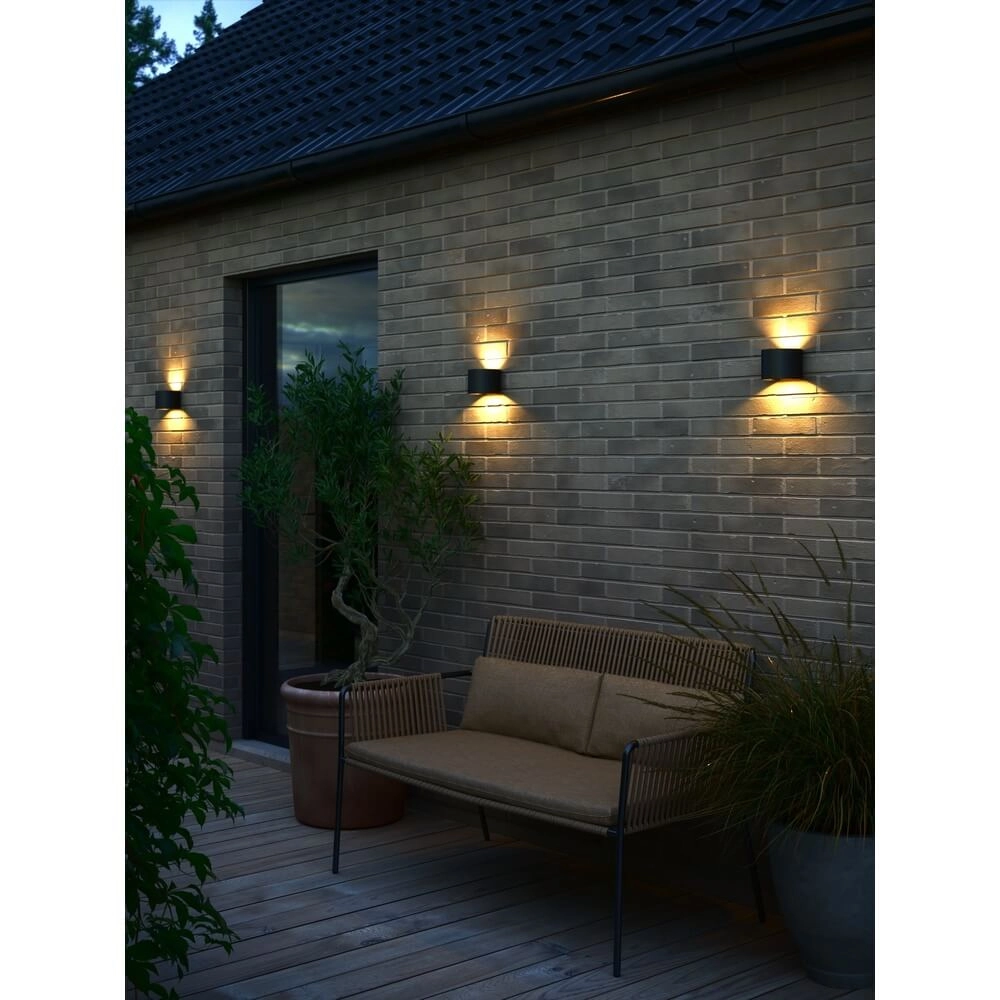 Ronde opbouwspot Milda zwart Nordlux 5704924017735