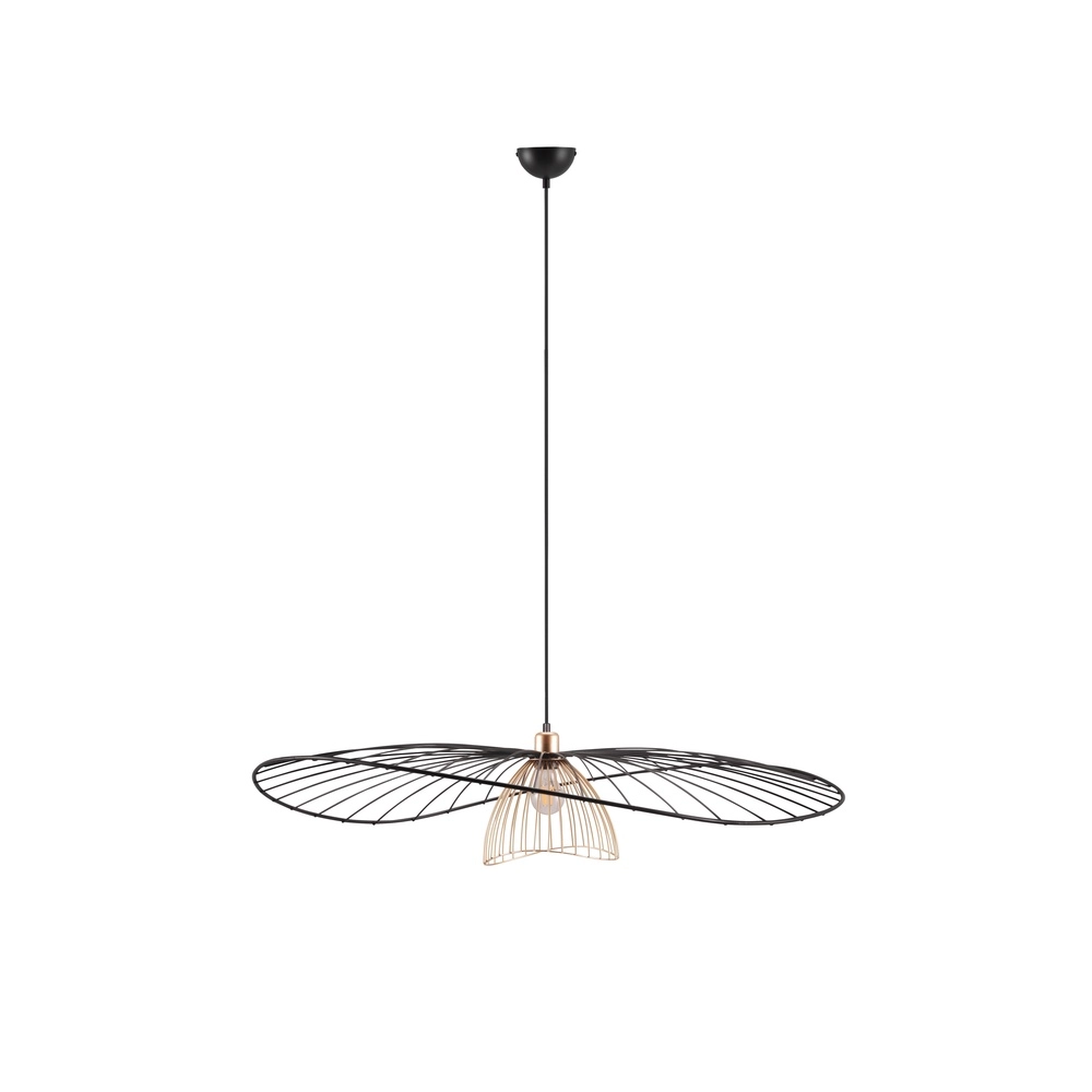 Hanglamp Lauris Ø 100cm zwart Trio 4017807678093