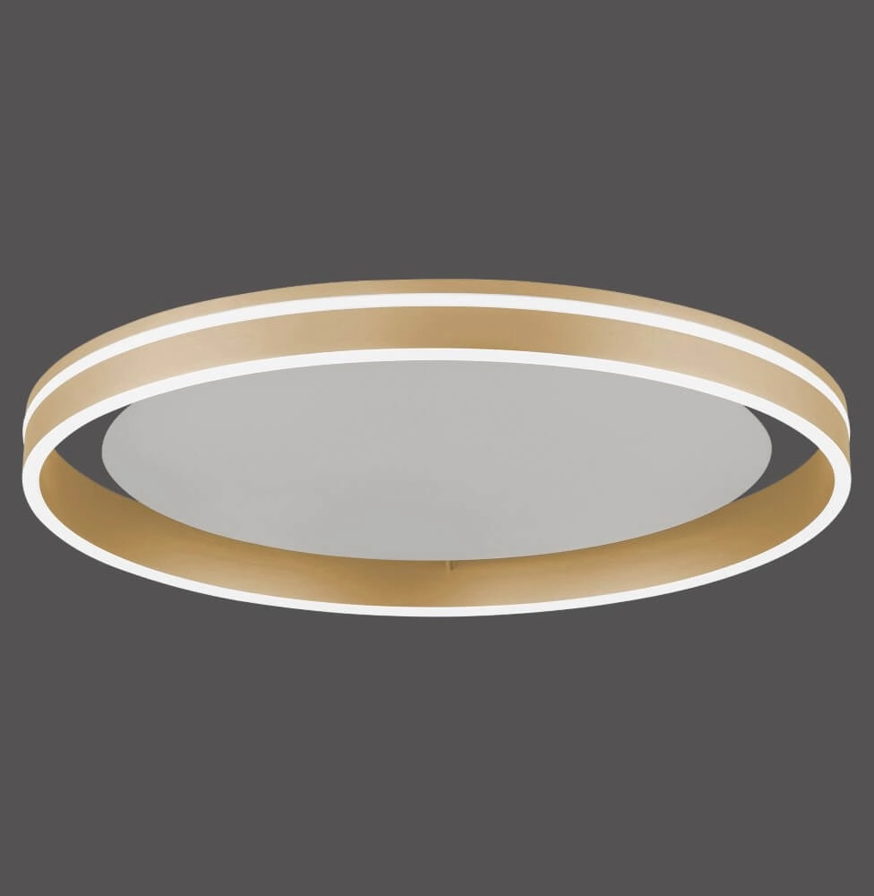 Plafondlamp Q-Vito Ø 59cm messing Paul Neuhaus 4012248333884