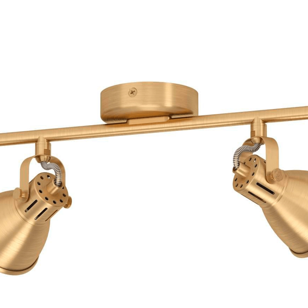 Messing plafondspot Seras 4x GU10 Eglo 9008606235674