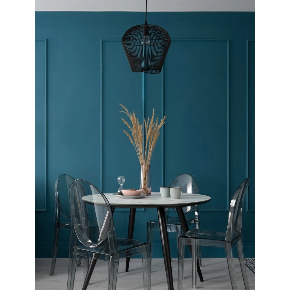 Bohemian hanglamp Bredo Ø 31,5cm zwart Lyora 5212017438911