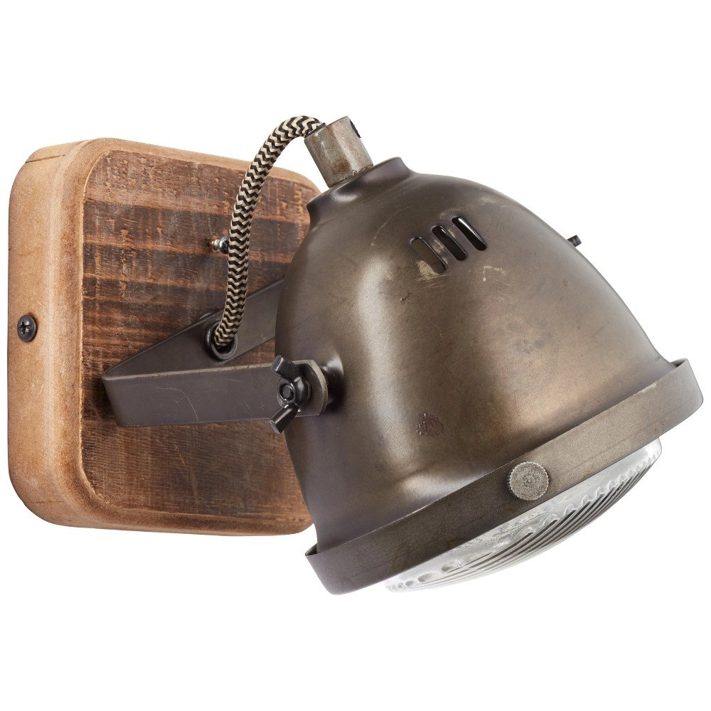 Landelijke wandspot Carmen Wood Brilliant 4004353310638