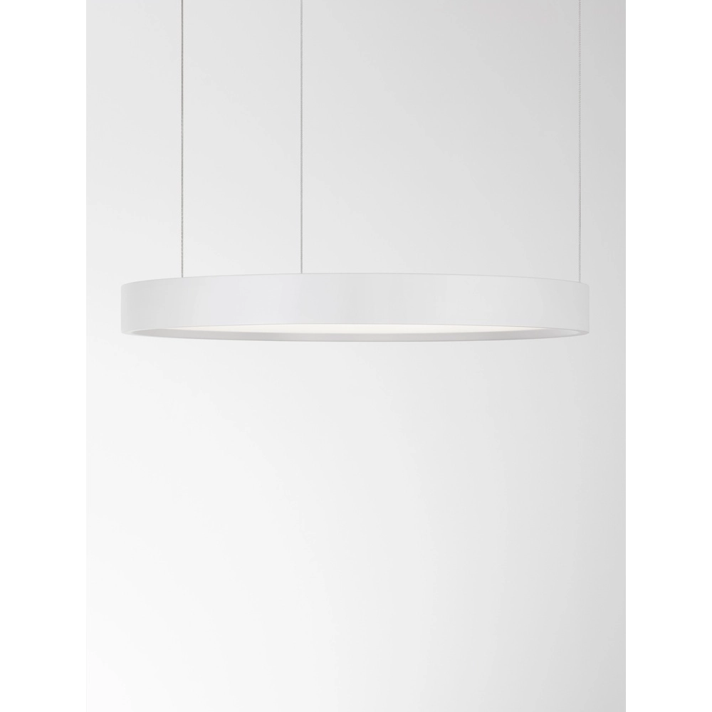 Ronde hanglamp Perrine wit Ø 40cm Lyora 5212017438386