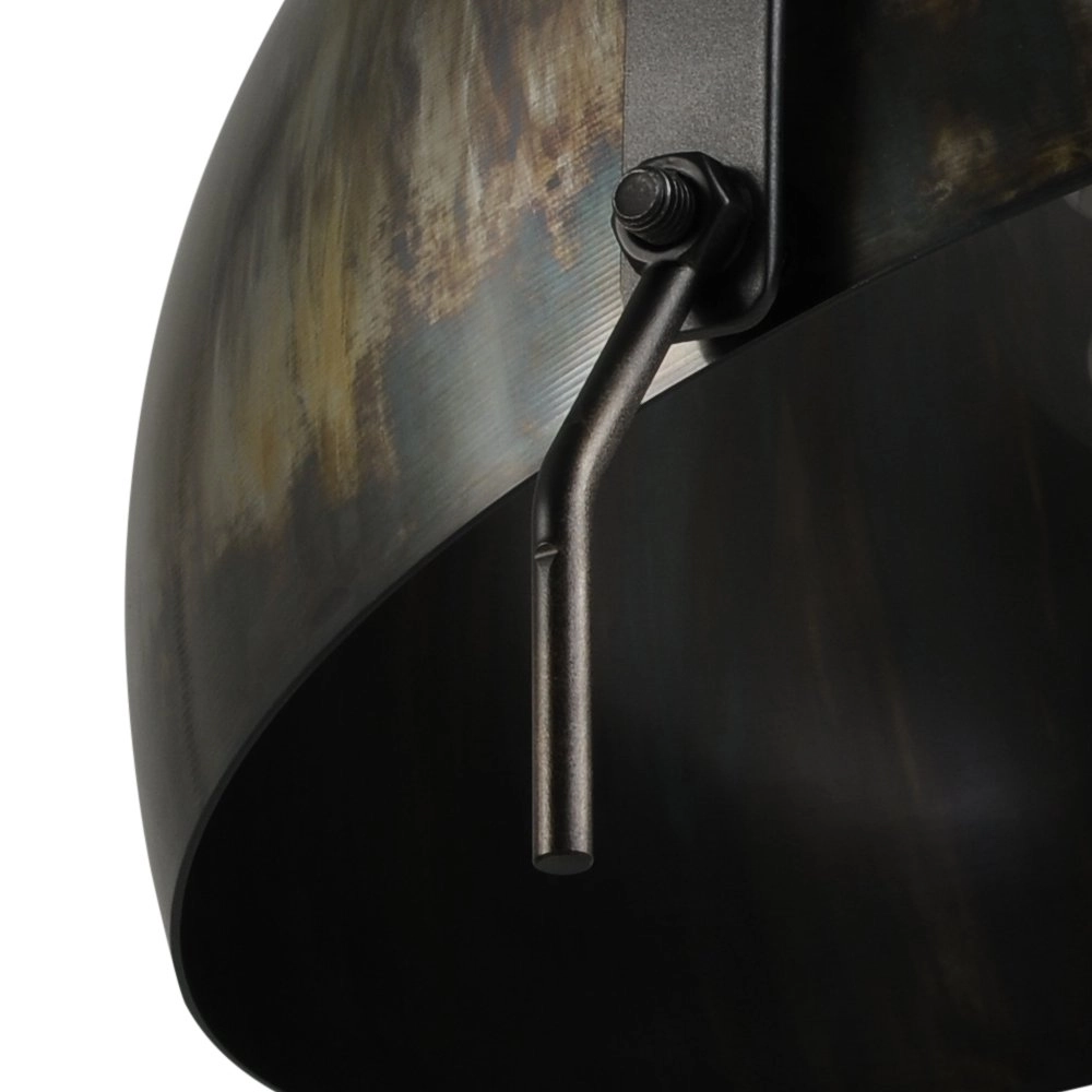 Landelijke plafondlamp Larino 40 dappled oil Masterlight 8718121236513