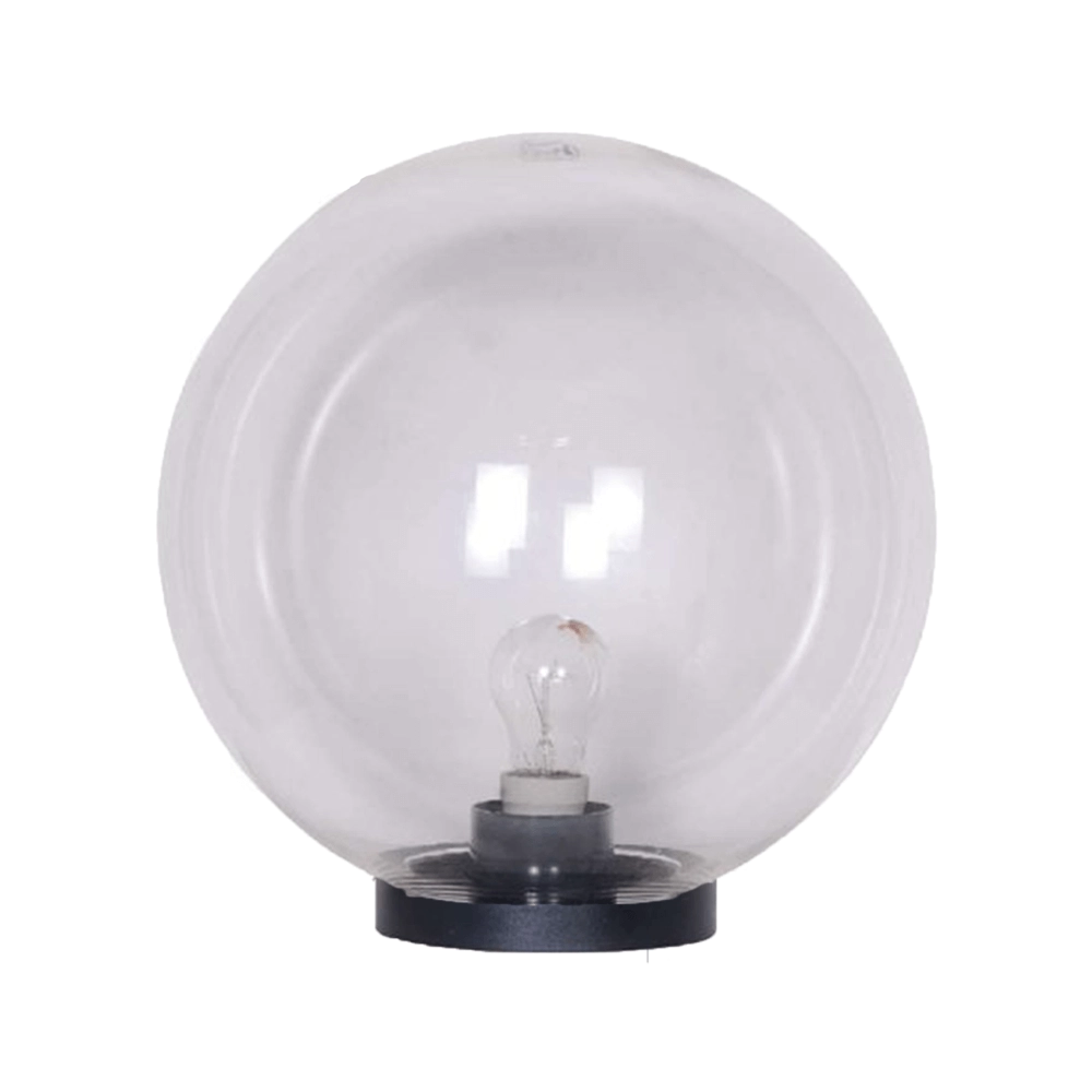 Bollamp Bolano 20cm. muur clear Lyora 8716803500921
