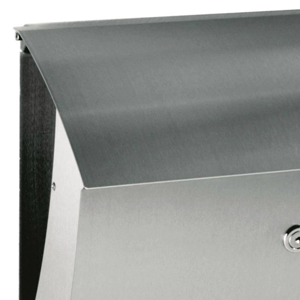 Rvs Brievenbus Letter design 42cm grijs Albert 4007235907858