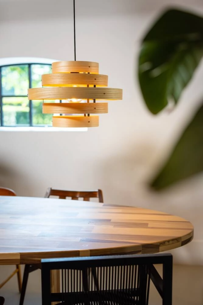 Houten hanglamp Oaknut 5-rings ETH 8720195304494