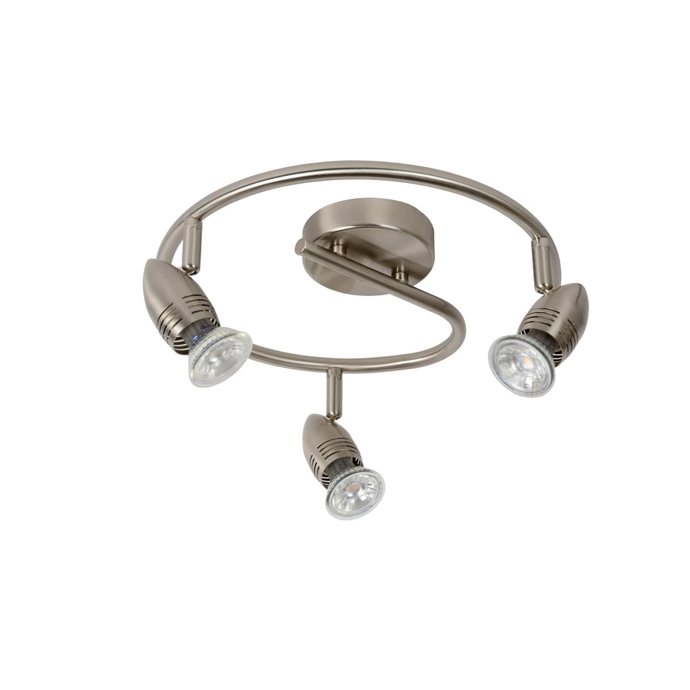 Plafondspot Caro-Led 3-lichts mat chroom