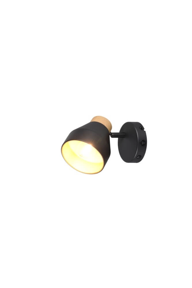 Design wandlamp Valentin zwart