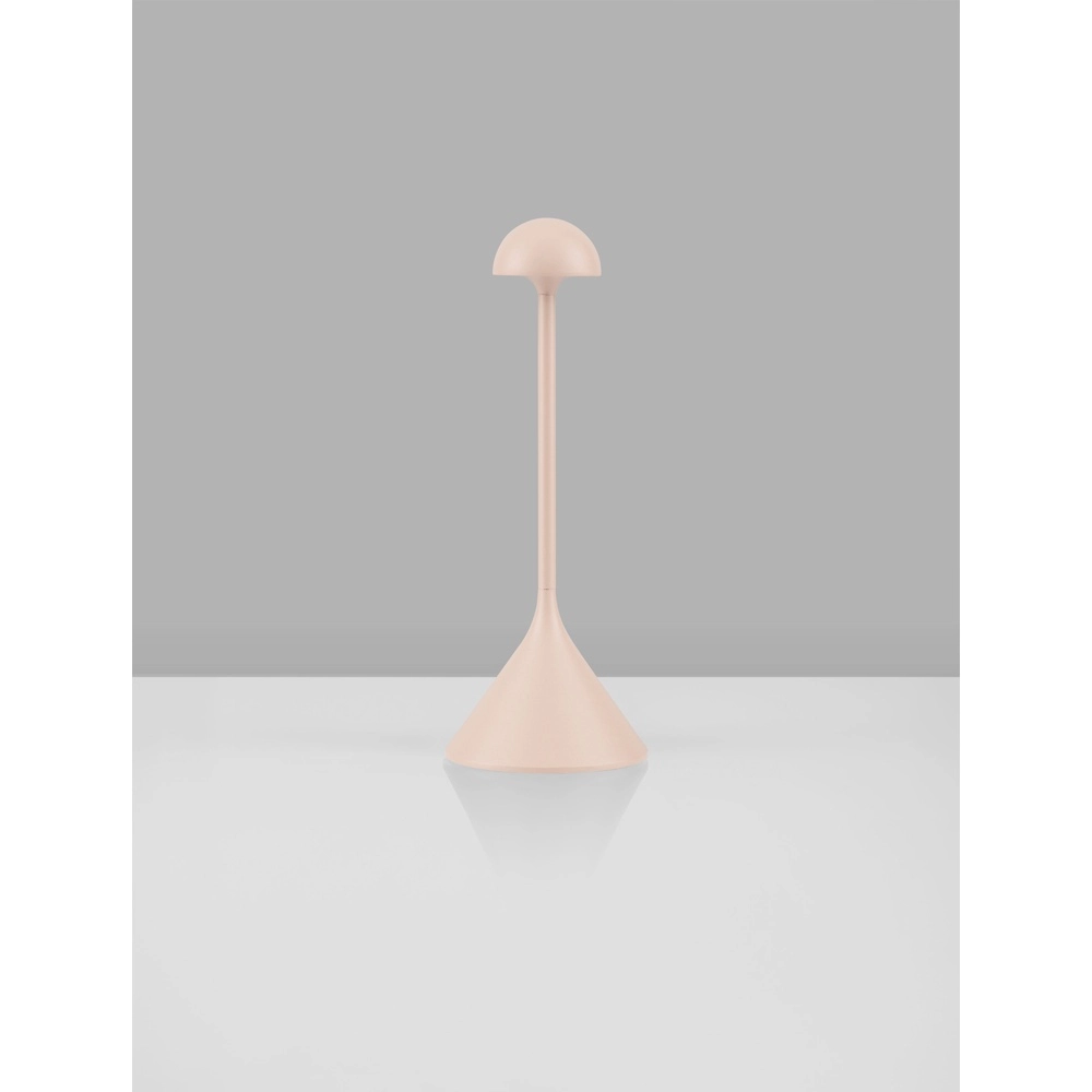 Tafellamp Dalt zand bruin oplaadbaar met USB Lyora 5212017477064