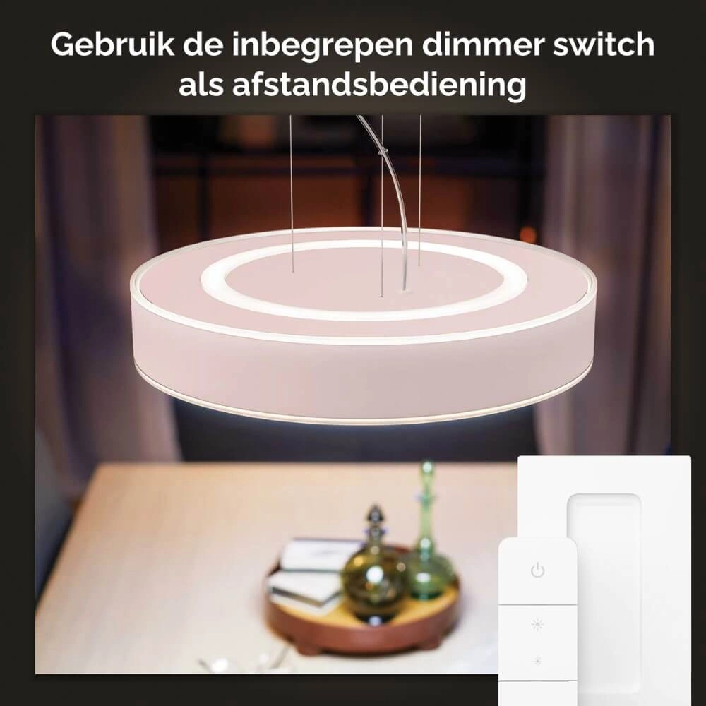 Hanglamp Hue Enrave - White Ambiance Ø 42,5cm wit Philips 8718696176573