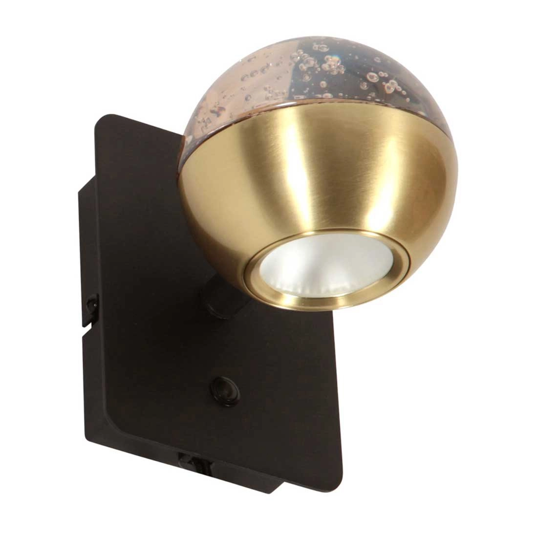 Led wandlamp Belluno messing met glas - dimbaar Steinhauer 8712746183931