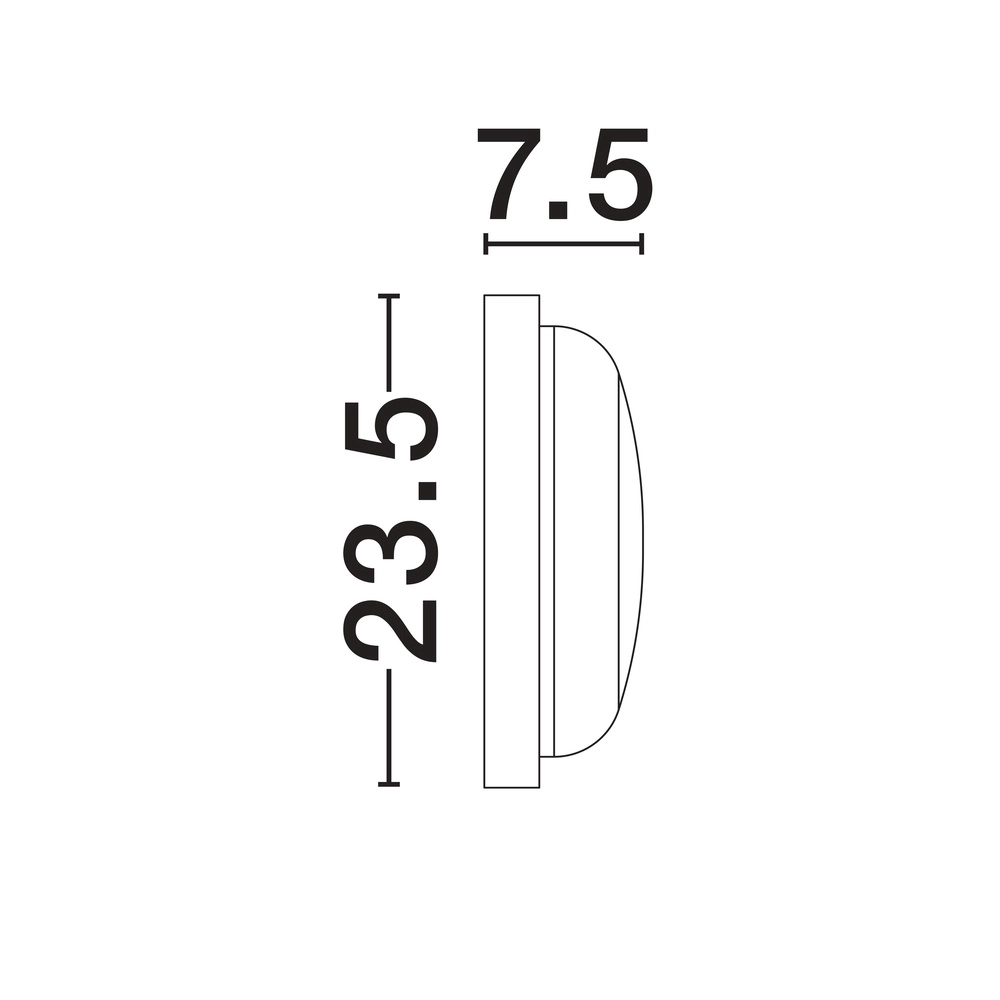Plafondlamp Reo wit Ø 23,5cm Lyora 5212017453303