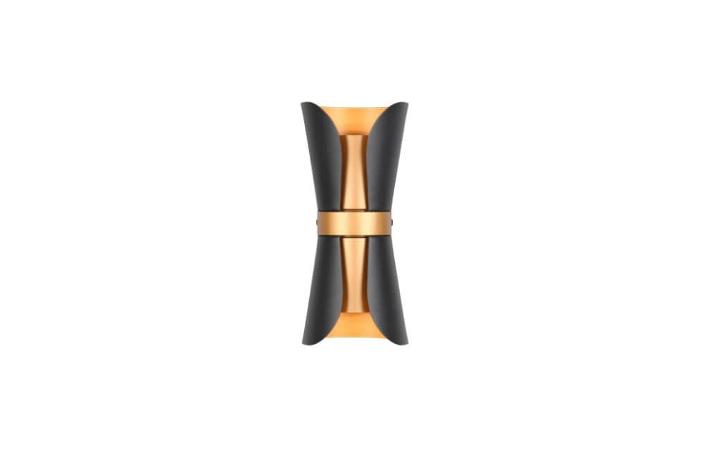 Design wandspot Coat zwart - up & down Design wandspot Coat zwart - up & down
