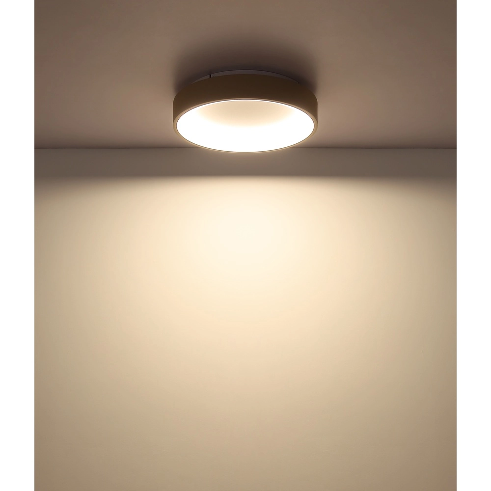 Moderne plafondlamp Gallegos zand bruin Ø 38cm Globo 9007371578955