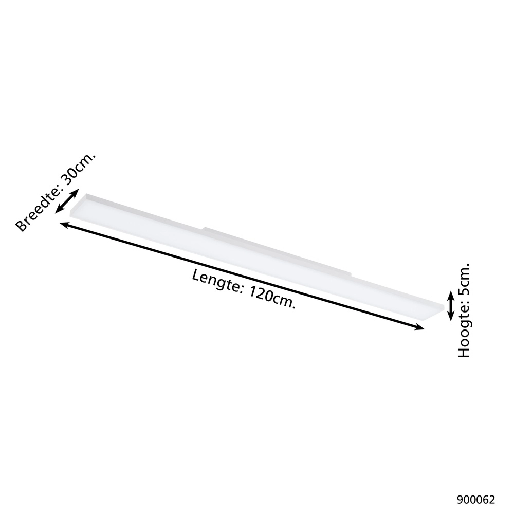 Slimme led plafondlamp Turcona-Z 120cm Eglo 9008606221974