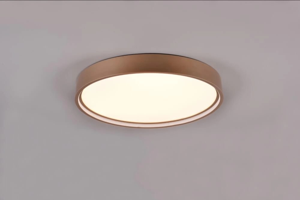 Wit met bruine plafonniere Doha Trio 4017807575026