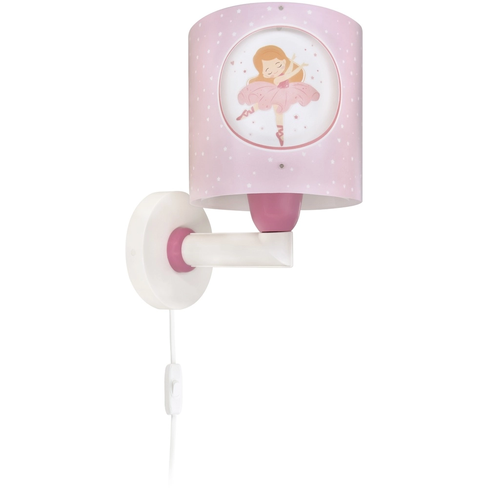 Wandlamp Princess Dance roze glow in the dark Dalber 8420406609195