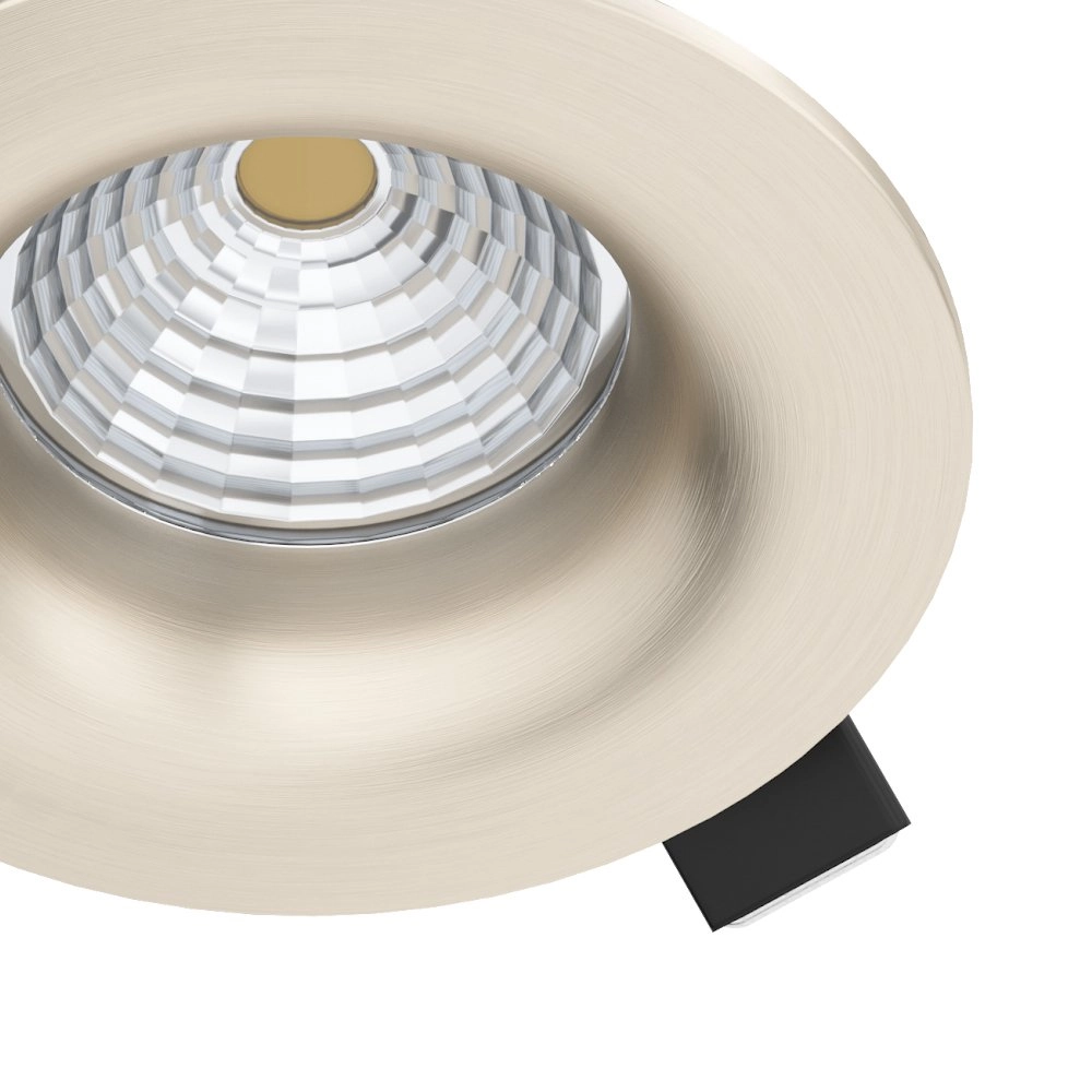 Ronde led spot Saliceto 2700K RVS Eglo 9002759982447